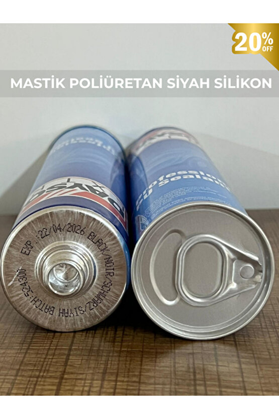 Dayson Extra Poliüretan Mastik PU Siyah Silikon 280 ml Oto Cam Yapıştırıcı 2 Adet