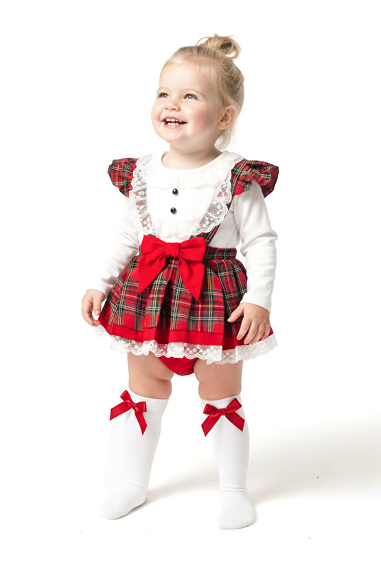 Kız Bebek Elbise Kız Çocuk Romper Doğum Günü Parti Düğün Özel Gün Uzun Kol Astarlı Romper