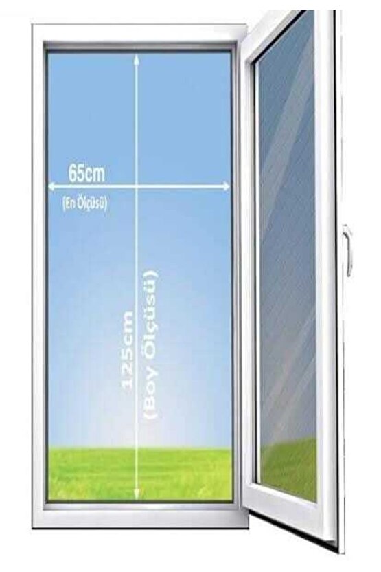 Pileli Kapı Sineklik Plise Sineklik Açık Kahve