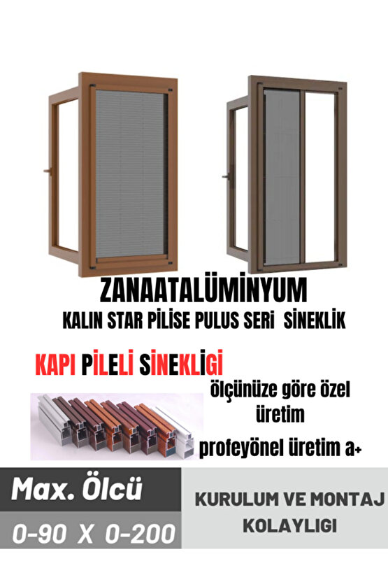 Pileli Sineklik Kapı Için Geçerli