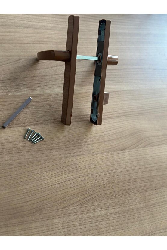 Pvc Pimapen Plastik Kapı Kolu Balkon Kahverengi(ALTINMEŞE) 1 Adet