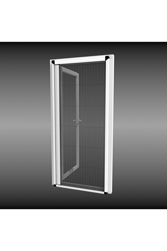 Akordeon Pileli Pilise Kapı Sineklik Beyaz-Antrasit-Kahve 90x210 Cm. İstenilen Ölçüde Yapılabilir