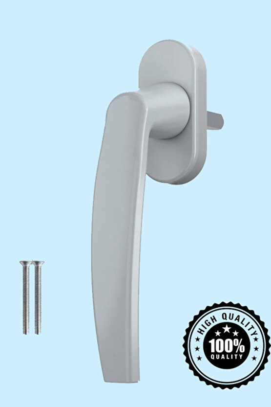 Pvc Pimapen Yüksek Kalite Alüminyum Pencere Kolu Beyaz (KIRILMAZ - TÜM TİPLER IÇİN)