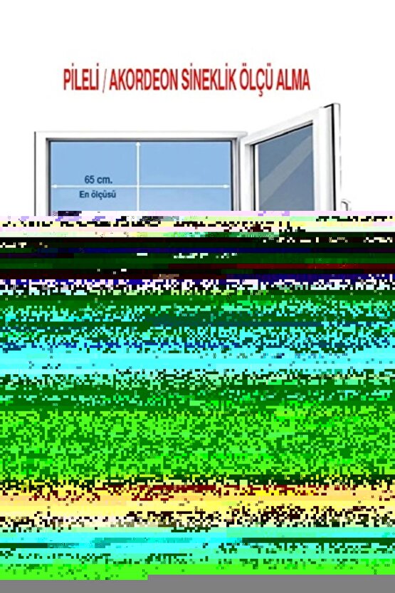 PLİSE (SÜRGÜLÜ) KAPI SİNEKLİĞİ BEYAZ