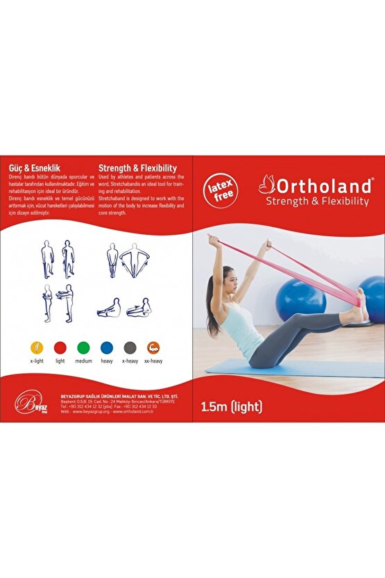EGZERSİZ BANDI 1,5 METRE DİRENÇ BANDI