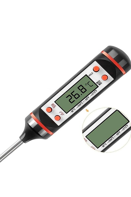 Yoğurt Mayalamak Için Termometre (süt,yoğurt,gıda,yemek Sıcaklık Ölçer ) BHL