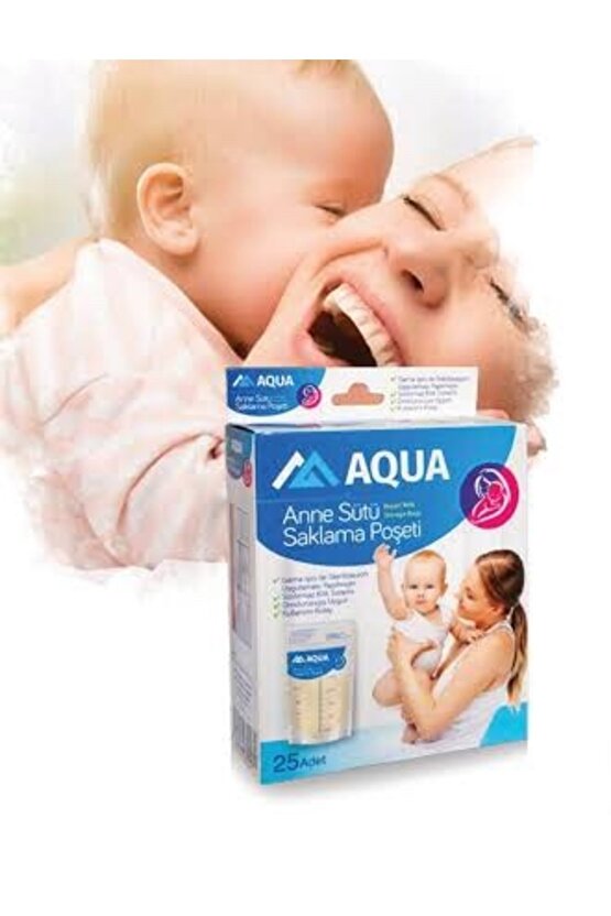 Anne Sütü Saklama Poşeti 25 Li