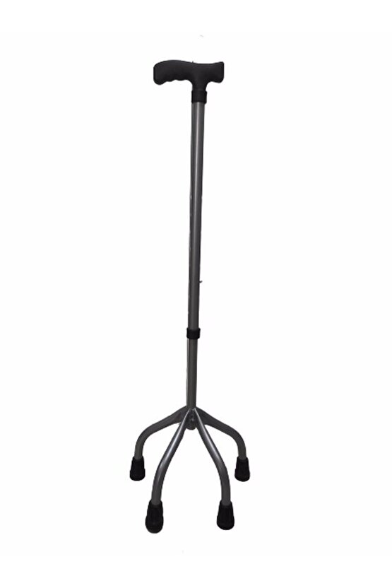 Tetrapot - 4 Ayaklı Baston - Denge Bastonu - Ayarlanabilir Baston - Asa - Sağ Ve Sol El Uyumlu