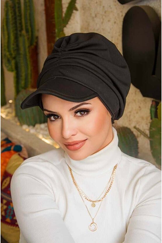 Siyah Kepli Şapka Bone