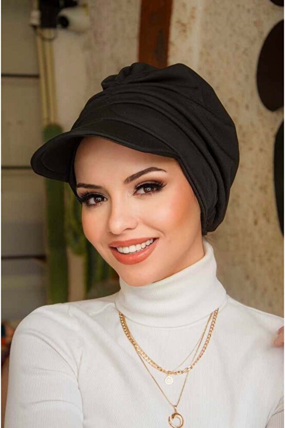 Siyah Kepli Şapka Bone