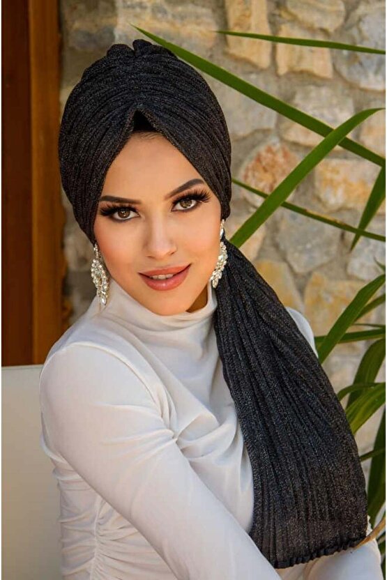 Siyah Gümüş Piliseli Dolama Bone