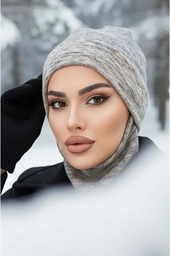 Bej Desen Maskeli Bere