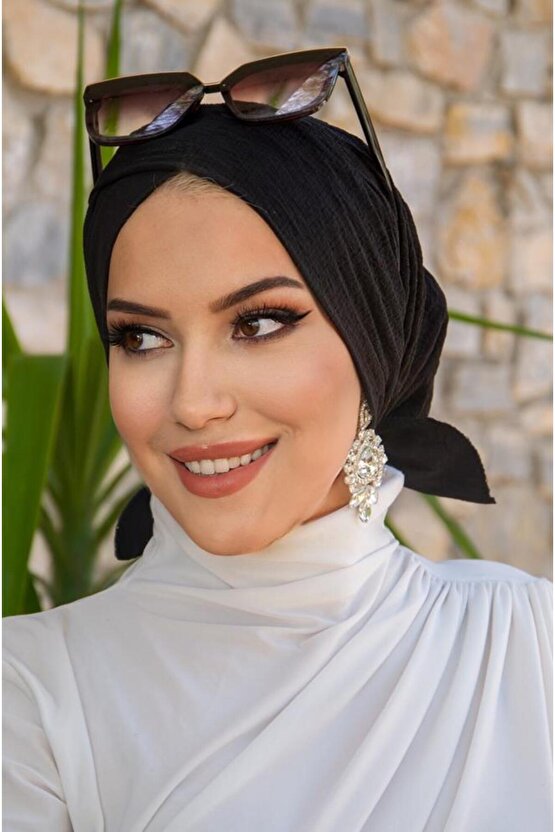 Siyah Çapraz Deniz - Havuz Bonesi