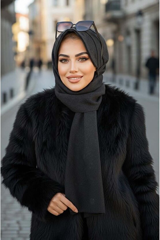 Antrasit Tesettür Şapka