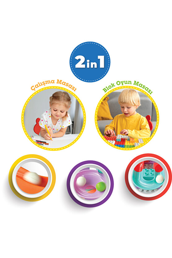 Multi Aktivite Seti 62 Parça Bloklu Legoduplo Uyumlu
