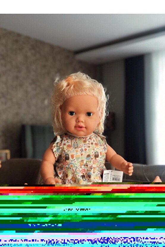 Gamze Türkçe Konuşan Gözleri Kapanan (Gövde Hariç) Kız Et Bebek 60 Cm Karışık Elbise