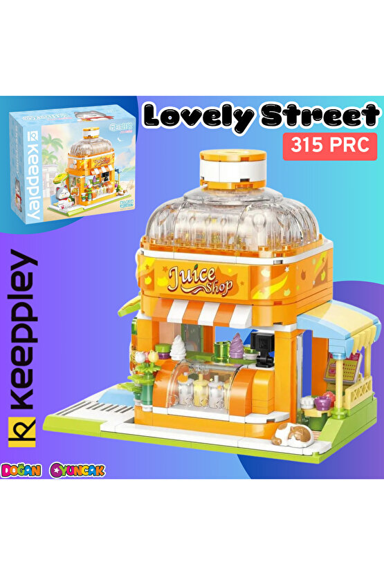 Mikro Blok Meyve Suyu Dükkanı 315 Parça - Lego Setleri - Keeppley Mini Lego - Keeppley Lego - Mikro