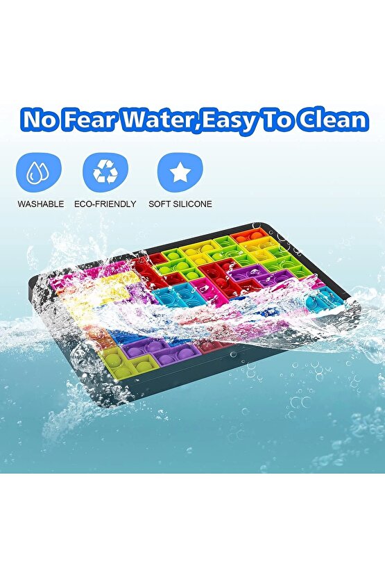Tetris Popit - Puzzle Popit - Slicon Puzzle Building BlocksPopit - Popit Oyuncak - Stres Oyuncak - S