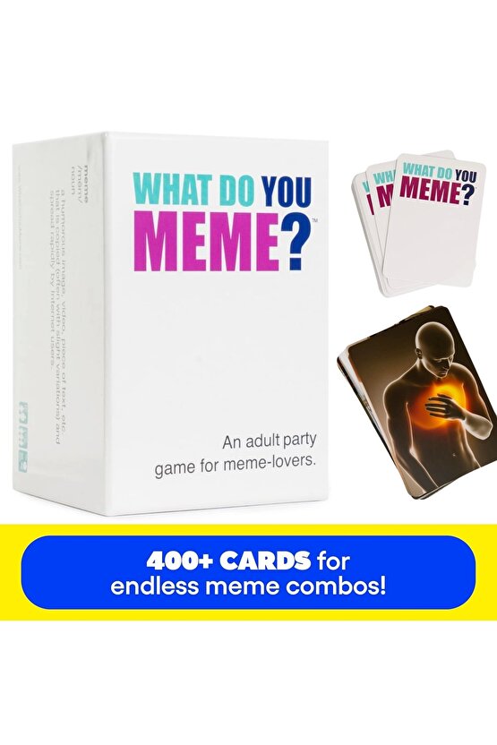 Orjinal What Do You Meme? - Ne Yapıyorsunuz Oyunu - Kutu Oyunu - Aile Oyunları - What Do You Meme Oy