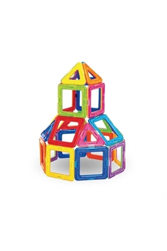 Orijinal Magical Magnet 100 Parça Manyetik Lego - Magnetic Magical Magnet - Mıknatıslı Lego - Mıknat