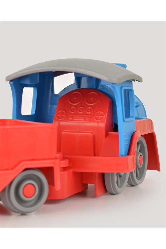 Lüx Çuf Çuf Tren Seti - Plastik Tren - Kırılmaz Oyuncak - Kırılmaz Tren - Tren Oyuncakları - Tren Se