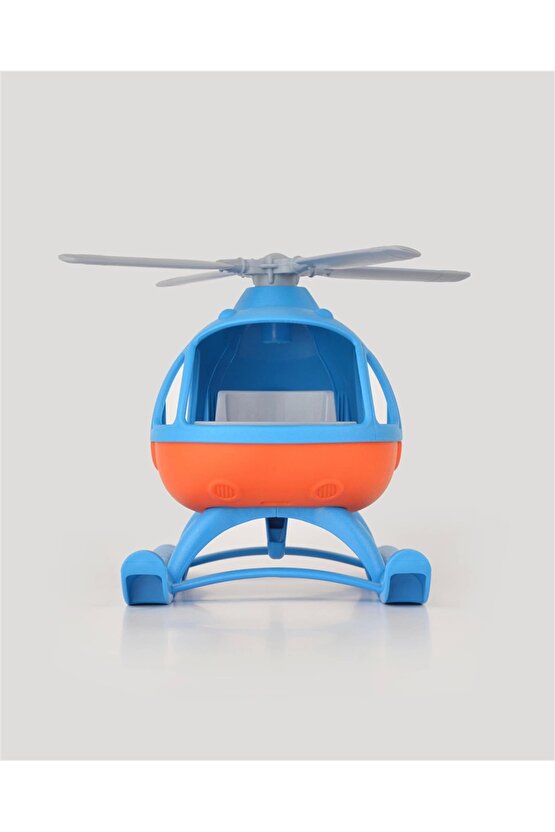 Lüx Mavi Büyük Helikopter - Plastik Helikopter - Kırılmaz Oyuncak - Kırılmaz Helikopter - Helikopter