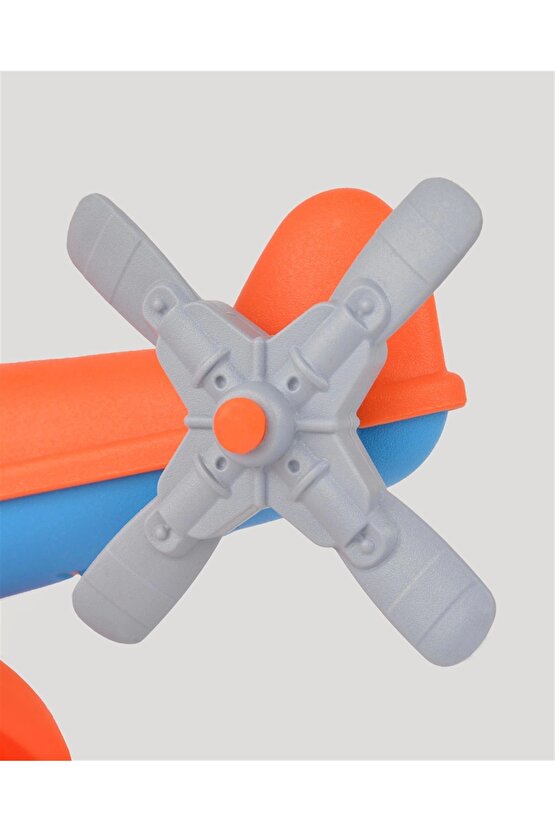 Lüx Turuncu Büyük Helikopter - Plastik Helikopter - Kırılmaz Oyuncak - Kırılmaz Helikopter - Helikop