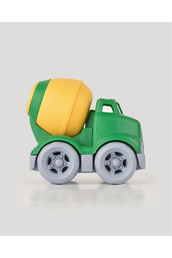 Lüx Yeşil Minik Mikser - Plastik Mikser - Kırılmaz Oyuncak - Kırılmaz Çimenyo Kamyon - Çimento Araba