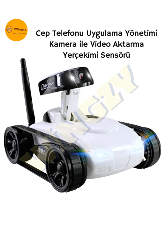 2.4GHz, Kameralı, Mini, Spy, Robot Araç, Android ve iOS Telefonlardan Kontrol Edilebilir