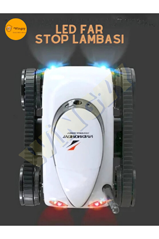 2.4GHz, Kameralı, Mini, Spy, Robot Araç, Android ve iOS Telefonlardan Kontrol Edilebilir