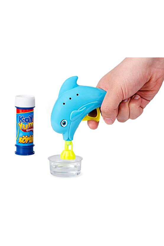 Yunus Figürlü Köpük Tabancası - Baloncuk Tabancası - Köpüklü Silah - Baloncuk Oyunu