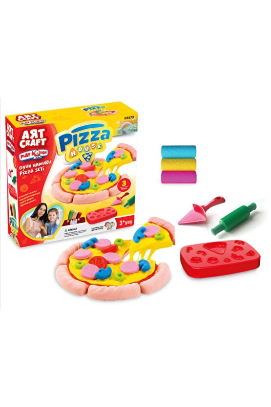 Çocuk Pizza Seti Oyun Hamuru 150 gr