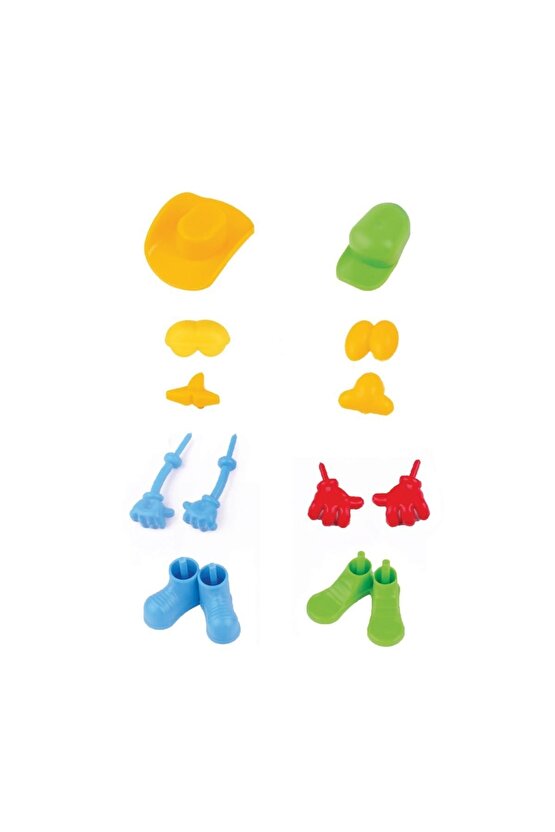 03576 Dede, Insan Figürü Seti Oyun Hamuru 150 Gr  +3 Yaş