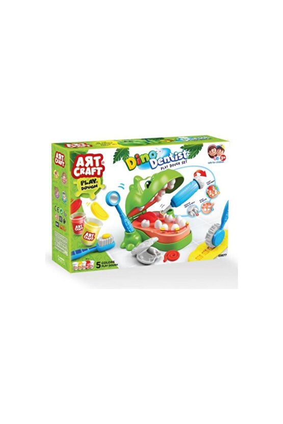 Art Craft Dinazor Dişçi Hamuru Set