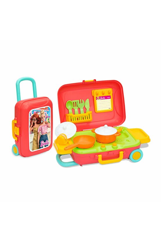 03478 Barbie Mutfak Set Bavulum -dede