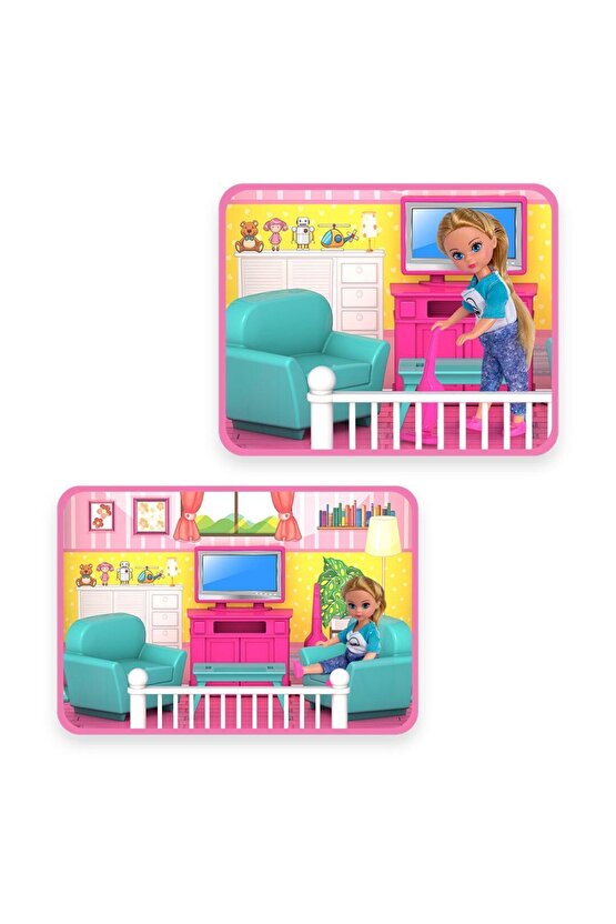 Milanın Bahçe Evi - Ev Oyuncak - Milanın Bahçe Ev Seti - Barbie Ev Seti - Rüya Evi - Oyun Evi