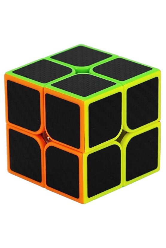 Orijinal Qiyi 2 X 2 Fiber Karbon Küp - Qiyi Fiber Karbon Zeka Küpü - Lisanslı 2 X 2 Zeka Küpü