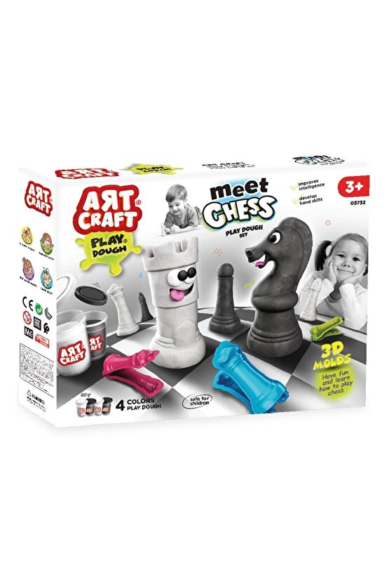 Satranç Hamur Seti - Oyun Hamuru Seti - Hamur Setleri - Hamur Kalıpları