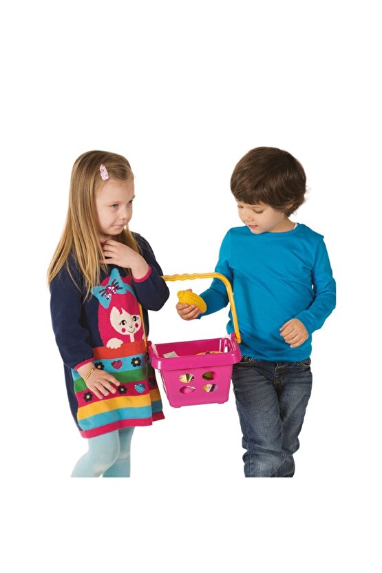 Minnie Mouse Küçük Market Sepeti - Mutfak Setleri - Ev Oyuncak Setleri