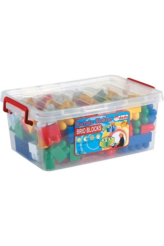 Lisanslı 250 Parça Lego Seti Büyük Boy Dede Kutulu Lego Seti