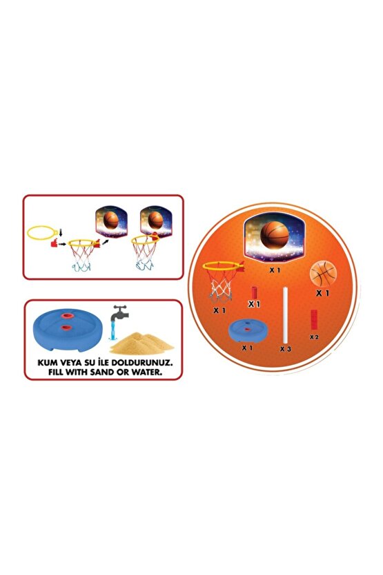 Küçük Ayaklı Basketbol Set 03650