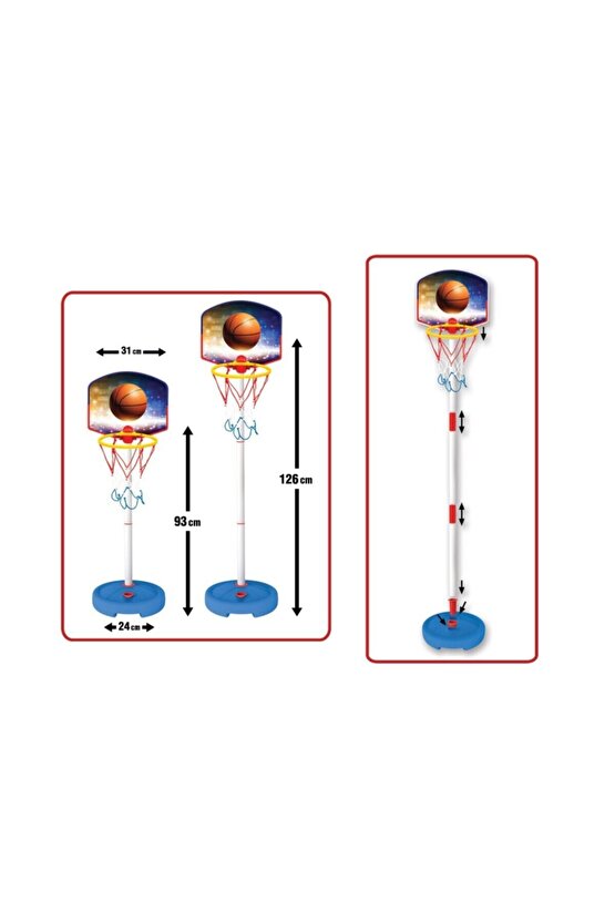 Küçük Ayaklı Basketbol Set 03650