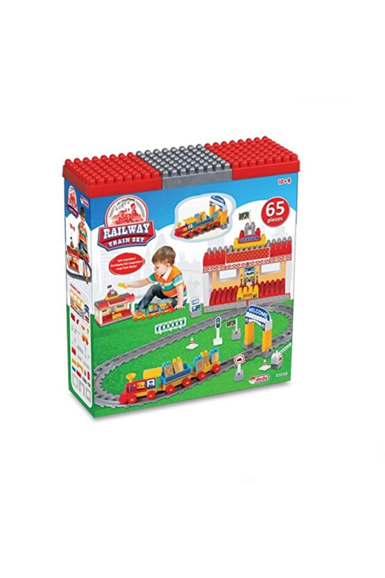 Raylı Tren Set 65 Parça