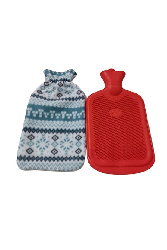 Etnik Desenli Termofor Kılıflı Sıcak Su Torbası Desenli Termofor Tuluk 1.50 Lt