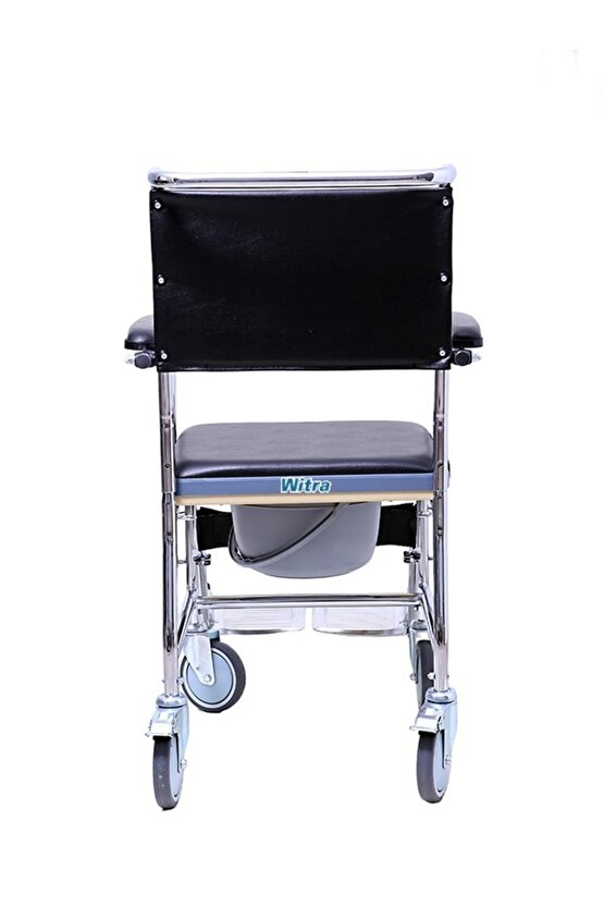 Hasta Banyo Sandalyesi Hasta Tuvalet Sandalyesi Klozetli Tekerlekli Sandalye