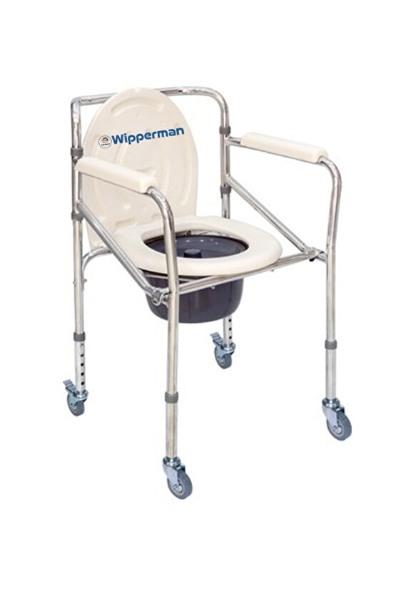 KLOZET KAPAKLI KLOZETE UYUMLU YÜKSEKLİĞİ AYARLANABİLİR TUVALET SANDALYESİ