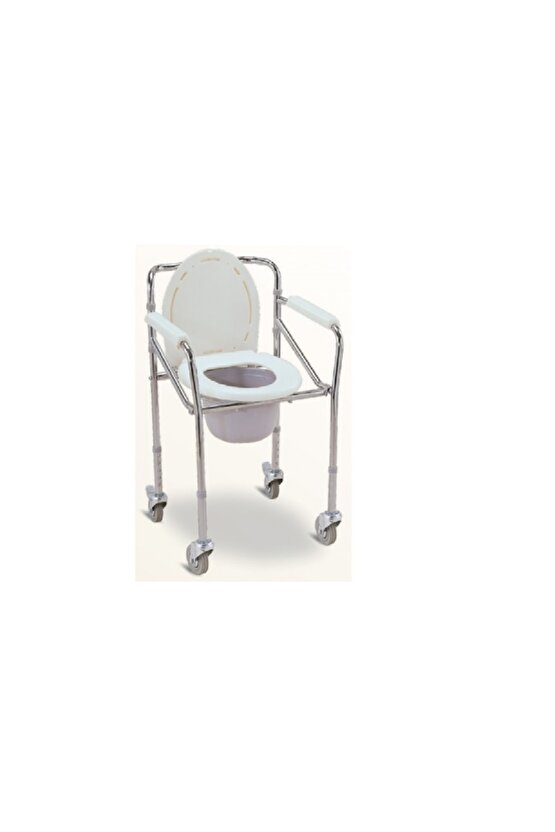 Leo 225 Katlanır Tekerlekli Klozet Yükseltici-tekerlekli Hasta Sandalyesi