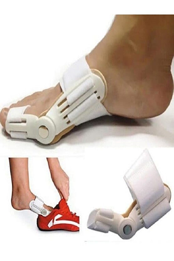 Ayak Baş Parmak Kemik Düzeltici 1. Kalite Halluks Valgus Makaralı Kemik Düzeltici 1 Adet Gece Ateli