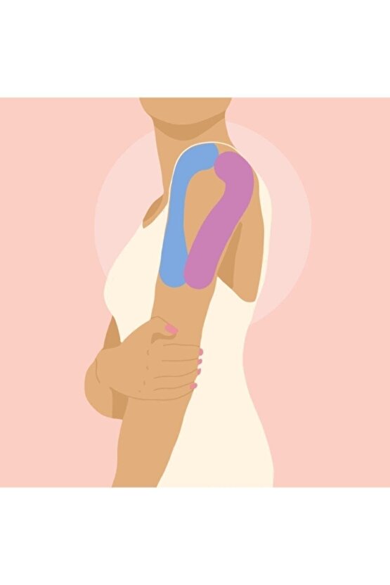 Tape Kinesio Ağrı Bandı 5 Metre X 5 Cm Mavi