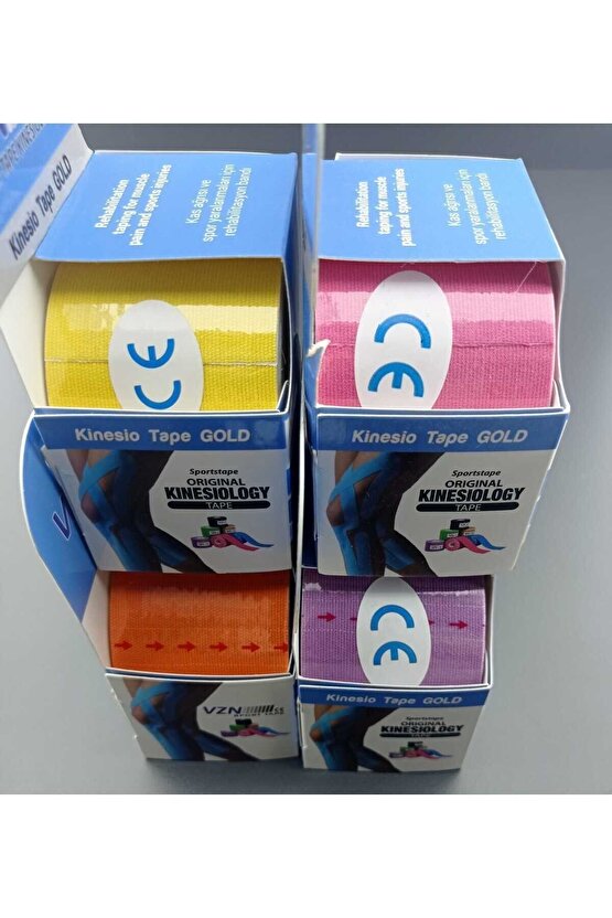 VZN KİNESİO TAPE AĞRI BANDI 5M*5CM LİLA